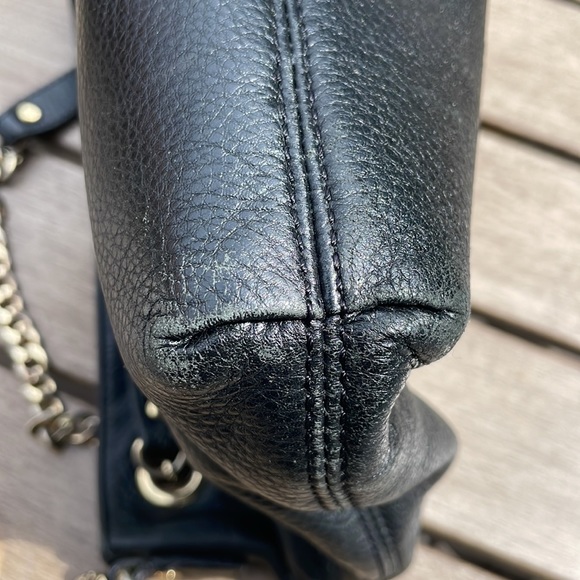 Michael Kors Black Leather Purse - Picture 7 of 10